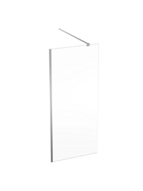 Geberit GEO Walk-In fix oldalfal 90x200 cm átlátszó üveg, Re