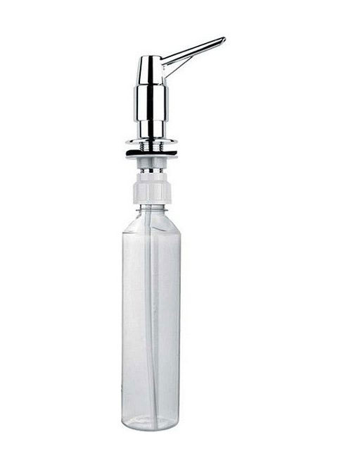 McAlpine mosogatószer adagoló műanyag, beépíthető, króm HC20