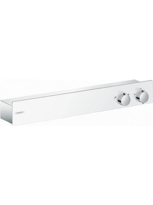 Hansgrohe ShowerTablet 600 termosztátos csaptelep falsíkon kívüli szereléshez, 2 fogyasztóhoz fehér/króm 13108400