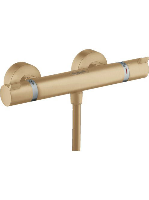 Hansgrohe Ecostat Comfort szálcsiszolt bronz termosztátos zuhanycsaptelep 13116140