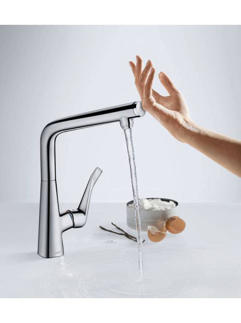 Hansgrohe Metris Select M71 króm konyhai csaptelep 14883000