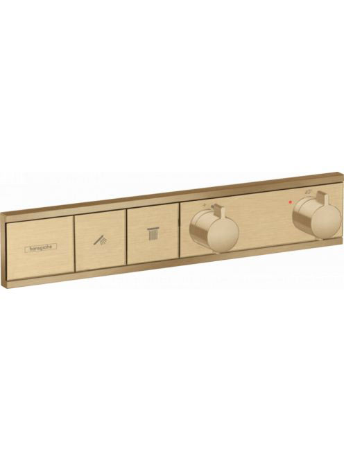Hansgrohe RainSelect szálcsiszolt bronz falsík alatti termosztátos csaptelep 15380140