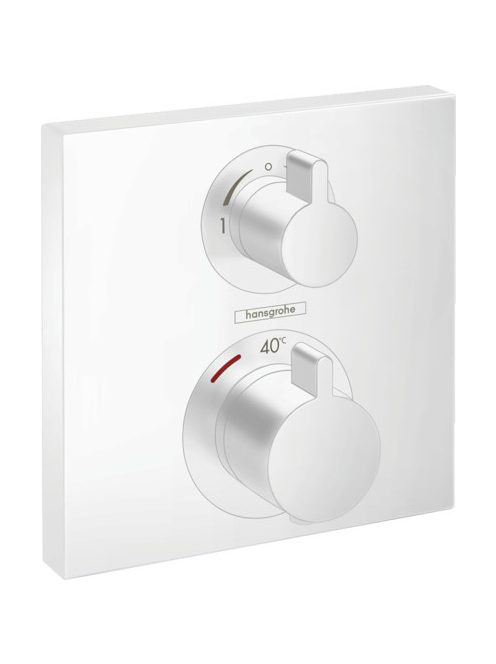 Hansgrohe Ecostat Square matt fehér falsík alatti termosztát 2 fogyasztóhoz 15714700