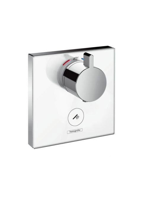 Hansgrohe ShowerSelect Glass termosztátos HighFlow csaptelep színkészlet 15735400