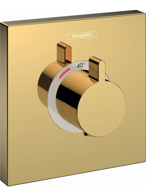 Hansgrohe ShowerSelect Highflow termosztát falsík alatti szereléshez, polírozott arany hatású 15760990