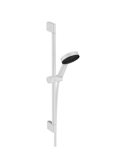 Hansgrohe Pulsify Select S zuhanyszett 105, 3 jet Relaxation, 65 cm zuhanyrúd, matt fehér 24160700