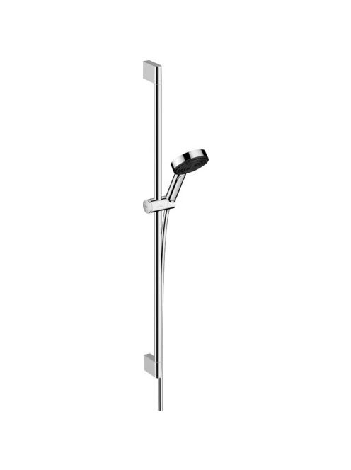 Hansgrohe Pulsify Select S zuhanyszett 105, 3 jet Relaxation EcoSmart, 90 cm zuhanyrúd, króm 24171000