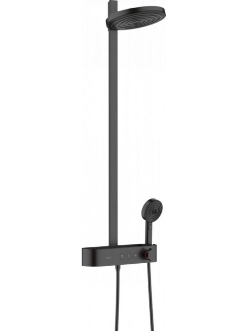 Hansgrohe Pulsify S Showerpipe 260 zuhanyrendszer termosztáttal, matt fekete 24240670