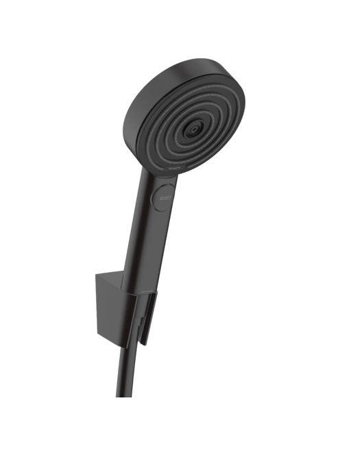 Hansgrohe Pulsify Select S zuhanytartó szett 105, 3 jet, Relaxation, 125 cm zuhanytömlő, matt fekete 24302670