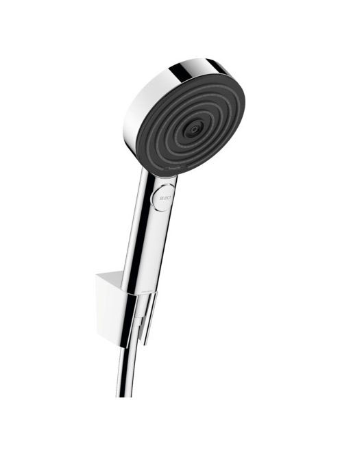 Hansgrohe Pulsify Select S zuhanytartó szett 105, 3 jet, Relaxation, 160 cm zuhanytömlő, króm 24303000