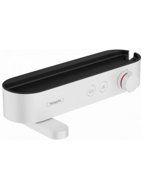 Hansgrohe ShowerTablet Select Kádtermosztát 400, falsíkon kívüli szereléshez, matt fehér 24340700