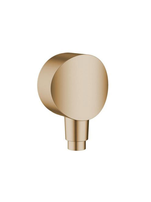 Hansgrohe FixFit csatlakozó visszacsapó szeleppel, szálcsiszolt bronz 26453140
