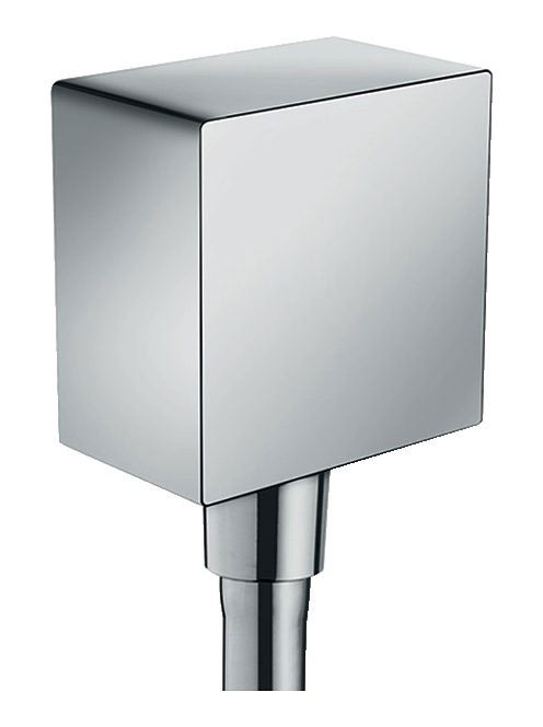 Hansgrohe Fixfit csőcsatlakozás króm Square visszafolyásgátl