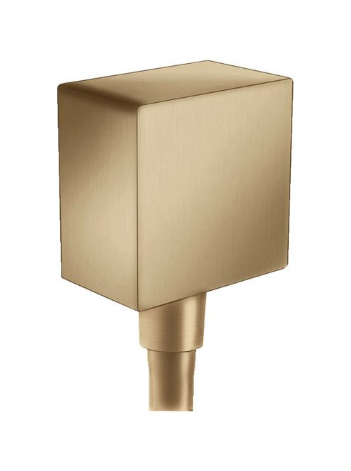 Hansgrohe FixFit csőcsatlakozás szálcsiszolt bronz Square vi