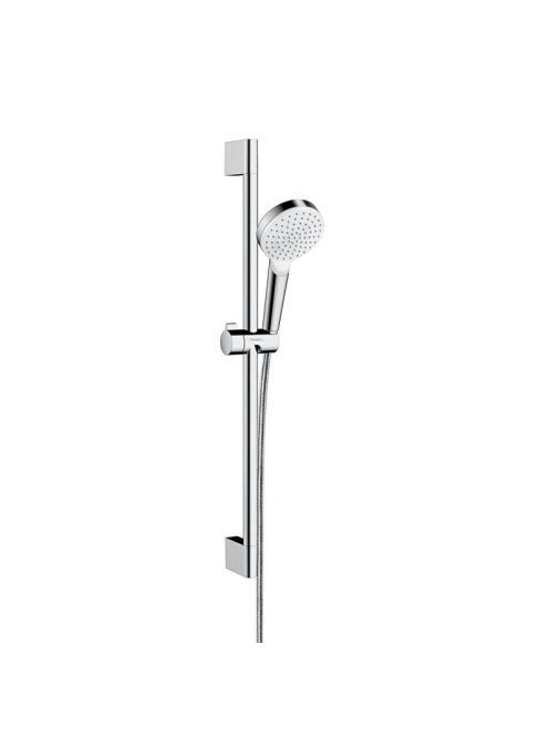 Hansgrohe Crometta zuhanyszett 1jet 65 cm-es zuhanyrúddal, króm/fehér 26533400