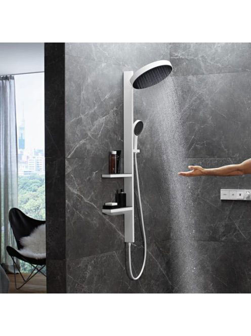 Hansgrohe Rainfinity matt fehér zuhanyrendszer 360 1jet falsík alatti szereléshez 26842700