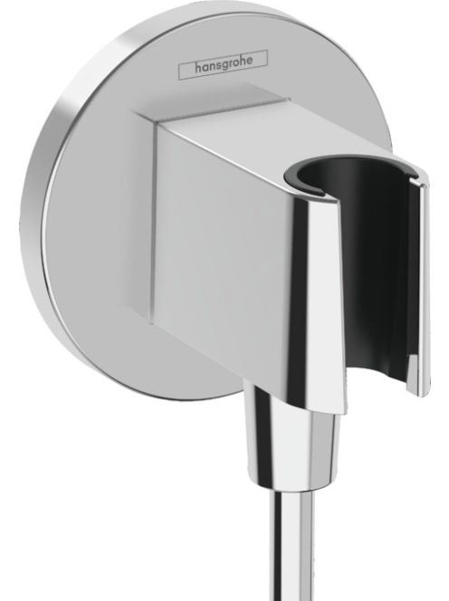 Hansgrohe FixFit Porter S zuhanytartó fali csatlakozóval, króm 26888000