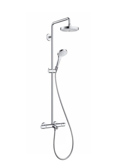 Hansgrohe Croma Select S 180 2jet fehér/króm zuhanyrendszer