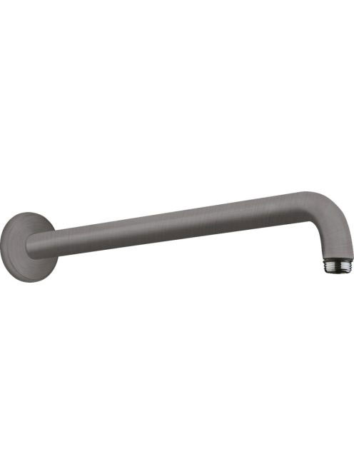 Hansgrohe szálcsiszolt fekete/króm zuhanykar 389mm 27413340