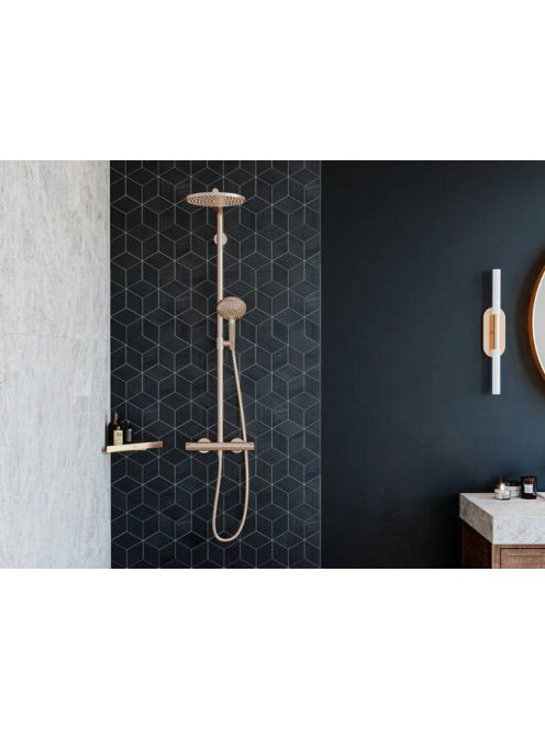 Hansgrohe Raindance Select S 240 1jet szálcsiszolt bronz zuhanyrendszer 27633140