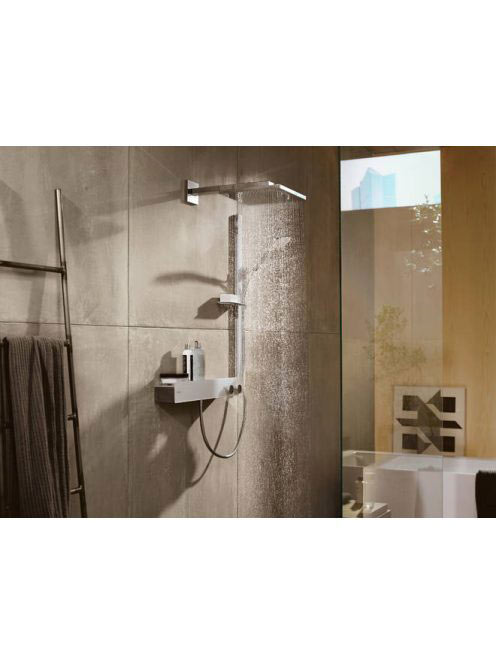 Hansgrohe Raindance Select S fehér/króm zuhanyszett 120 3jet 90cm-es zuhanyrúddal és szappantartóval 27648400