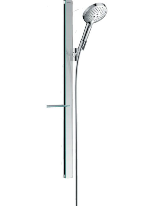 Hansgrohe Raindance Select S 120 zuhanyszett 90 cm-es zuhanyrúddal és polccal, króm 27649000