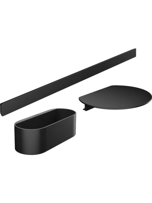 Hansgrohe WallStoris Kád szett/Tusfürdőtartó matt fekete 279