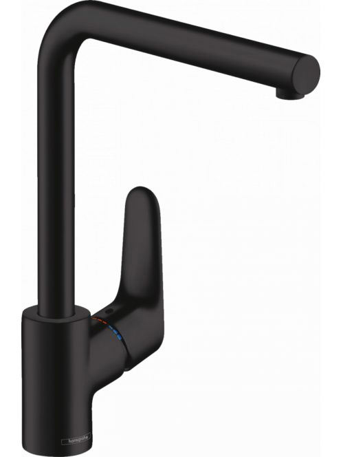 Hansgrohe Focus M41 mosogató csaptelep elforgatható kifolyóval, matt fekete 31817670