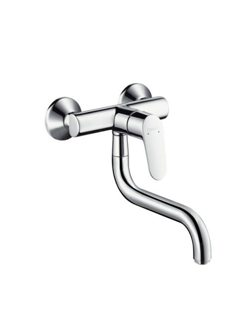 Hansgrohe Focus M41 mosogató csaptelep falra, króm 31825000
