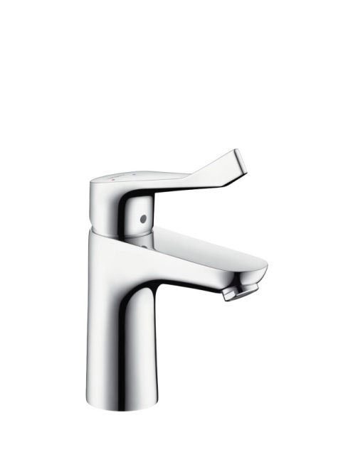 Hansgrohe Focus Care mosdócsaptelep 100 hosszú fogantyúval, lefolyógarnitúra nélkül, króm 31915000
