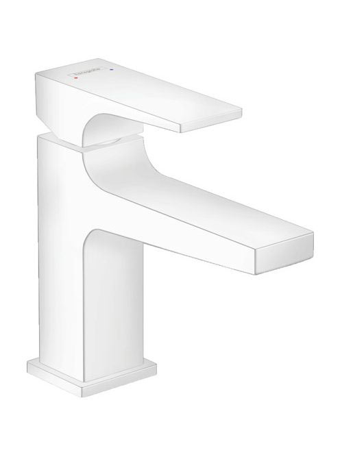 Hansgrohe Metropol 100 mosdócsaptelep matt fehér push-open lefolyóval, kézmosókhoz 32500700