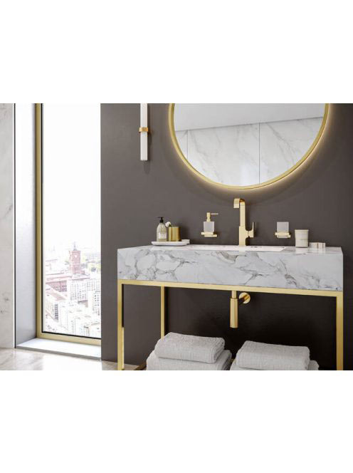 Hansgrohe Metropol 230 mosdócsaptelep polírozott arany hatású, push-open lefolyóval 32511990