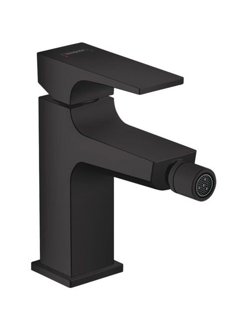 Hansgrohe Metropol bidécsaptelep push-open lefolyóval matt fekete 32520670