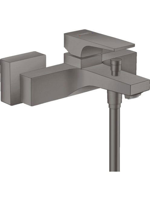 Hansgrohe Metropol falsíkon kívüli kádcsaptelep szálcsiszolt fekete/króm 32540340