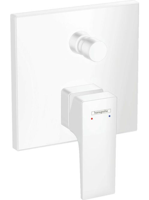 Hansgrohe Metropol falsík alatti kádcsaptelep biztonsági kombinációval, matt fehér 32546700