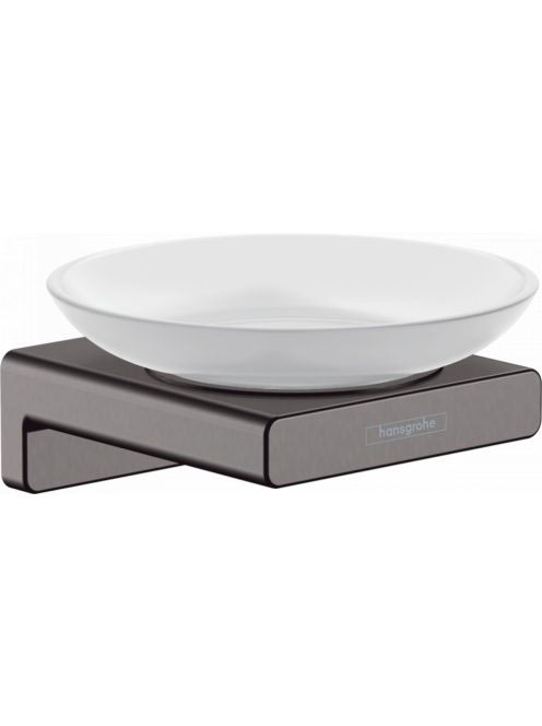 Hansgrohe AddStoris Szappantartó szálcsiszolt fekete króm 41