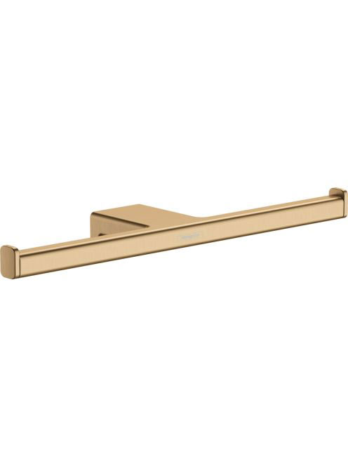 Hansgrohe AddStoris WC papír tartó, dupla szálcsiszolt bronz 41748140