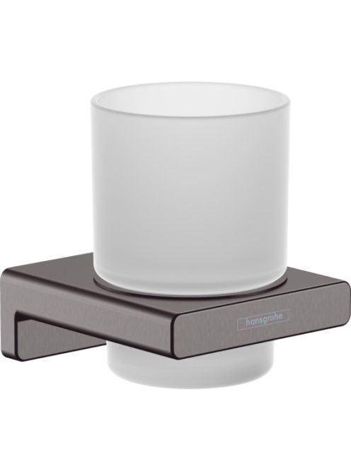 Hansgrohe AddStoris Fogkefe tartó pohár szálcsiszolt fekete