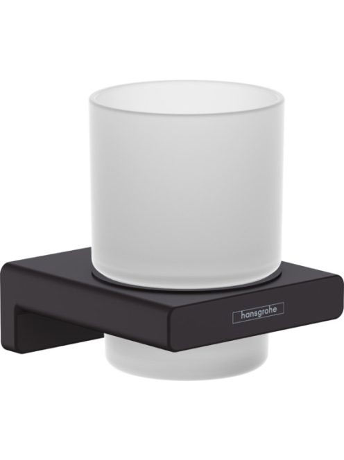 Hansgrohe AddStoris Fogkefe tartó pohár matt fekete 41749670