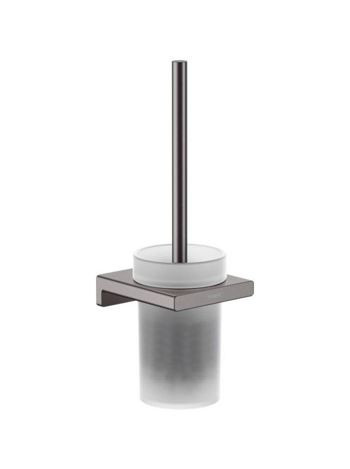 Hansgrohe AddStoris WC kefe tartó, falra szerelhető szálcsiszolt fekete króm 41752340