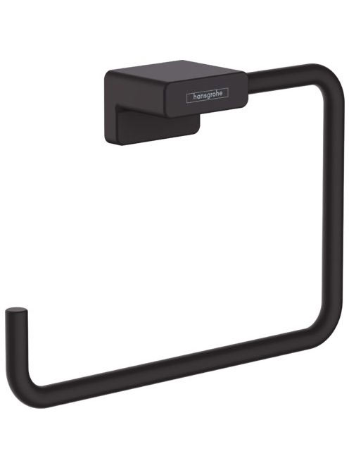 Hansgrohe AddStoris Kéztörlő tartó, gyűrű alakú matt fekete 41754670