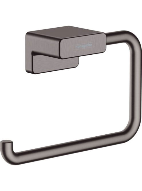 Hansgrohe AddStoris WC papír tartó fedlap nélkül szálcsiszolt fekete króm 41771340