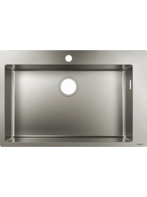 Hansgrohe S71 Beépíthető mosogató 660 lefolyókészlet nélkül rozsdamentes acél hatású 43302800