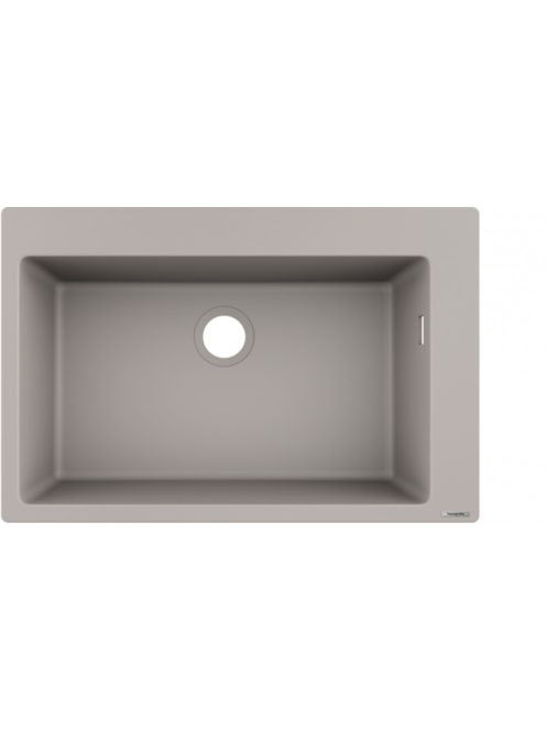 Hansgrohe S51 S510-F660 Beépített SilicaTec mosogató betonszürke 43313380