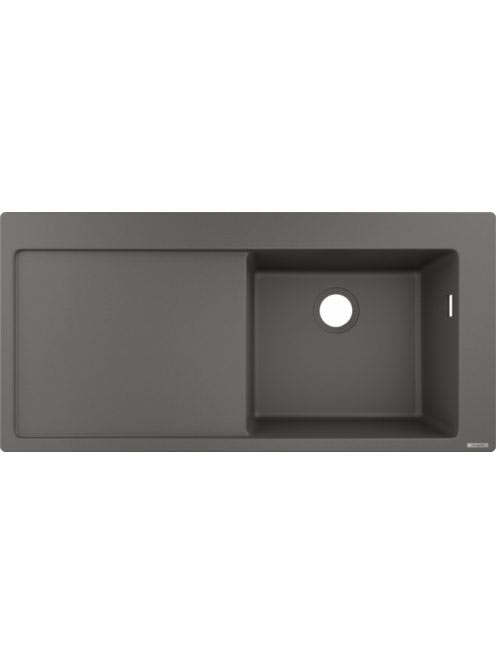 Hansgrohe S51 S514-F450 Beépített SilicaTec mosogató csepegtetővel, kőszürke 43314290