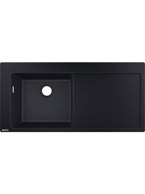 Hansgrohe S51 S5110-F450 Beépített mosogató jobb oldali csepegtetővel grafit fekete 43330170