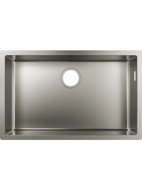 Hansgrohe S71 munkalap alá épített konyhai mosogatótálca 71x45 cm rozsdamentes acél hatású 43428800