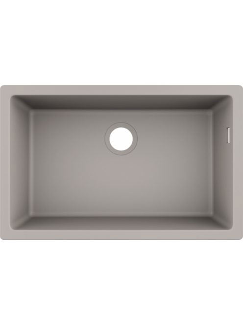 Hansgrohe S510-U660 munkalap alá rögzített mosogató 660 betonszürke 43432380
