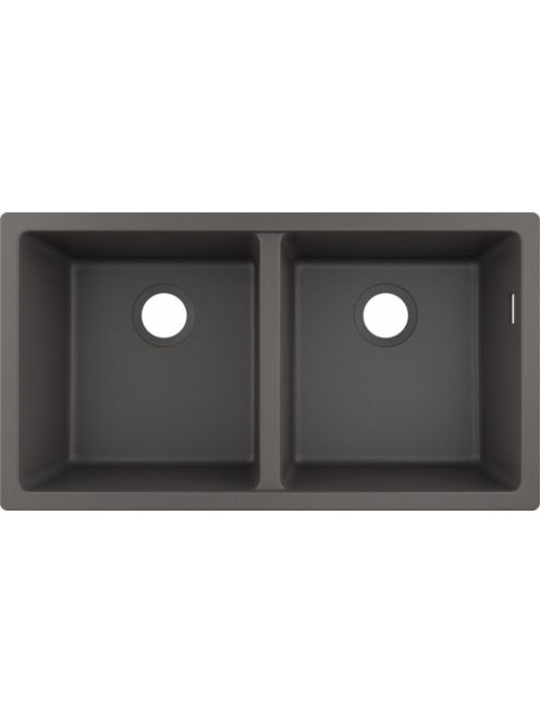 Hansgrohe S51 S510-U770 beépíthető SilicaTec mosogató munkalap alá kőszürke 43434290