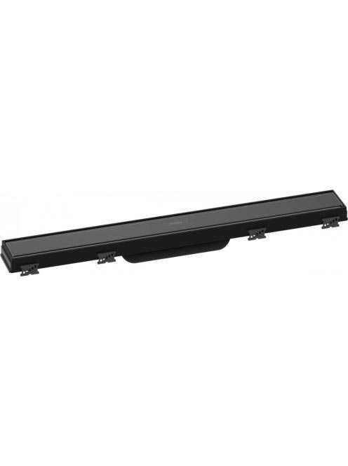 Hansgrohe RainDrain Match Zuhanylefolyó 60 cm, állítható magasságú kerettel, fekete 56036610